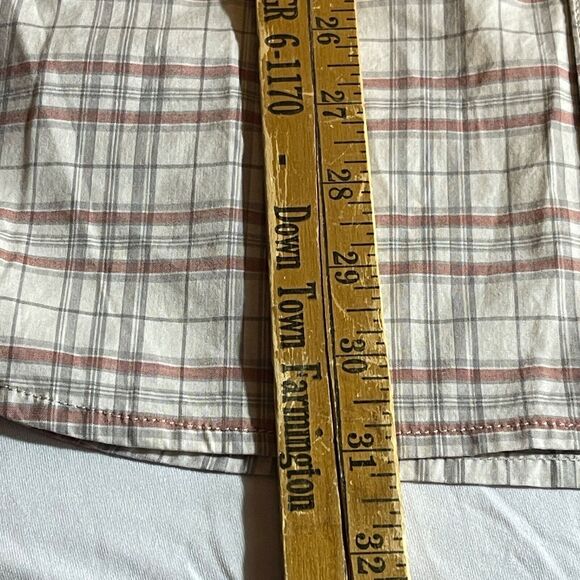 Carhartt Mens Shirt Medium Relaxed Fit Button-Up Short Sleeve Plaid‎ Pockets - Picture 7 of 7